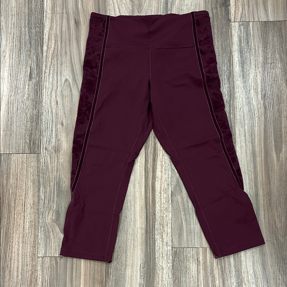 Lululemon Athletica Deep Burgundy Leggings
